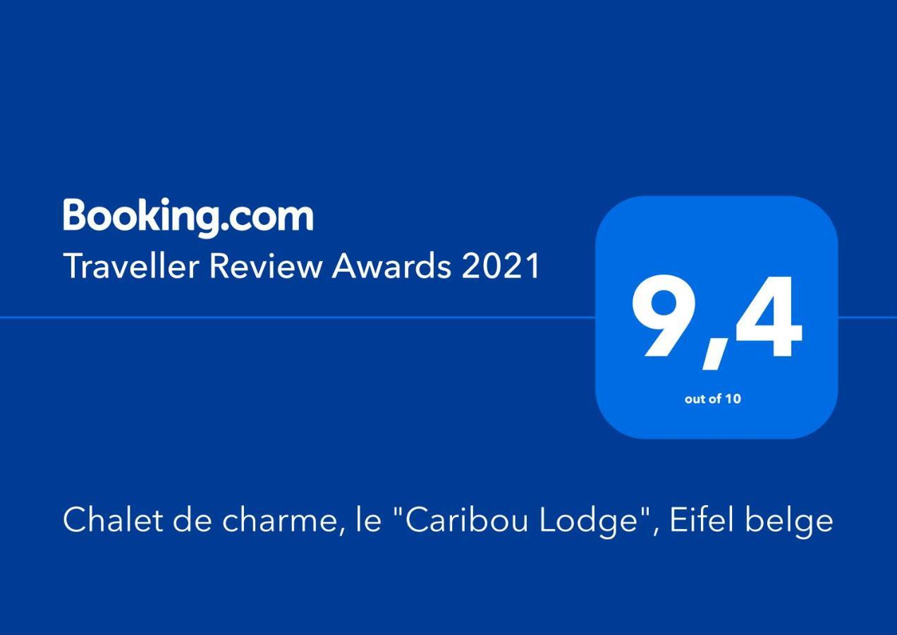Chalet De Charme, Le "Caribou Lodge", Eifel Belge Bullange Exterior photo